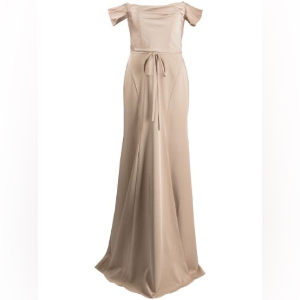Marchesa Notte Bridesmaids Rimini Dress in Champagne - Size 6